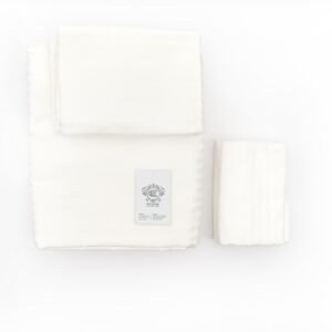 Stripe White Single Bedding Set