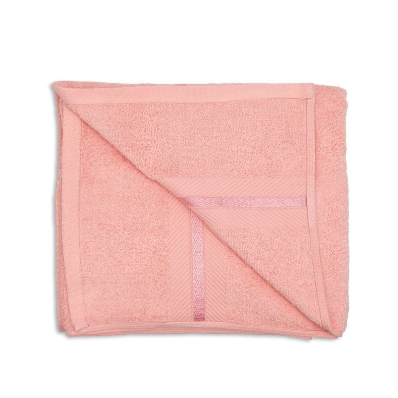 Pale pink towel