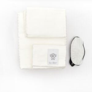 Plain White Single Bedding Set