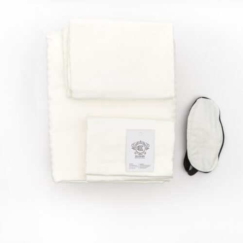 Plain White Single Bedding Set