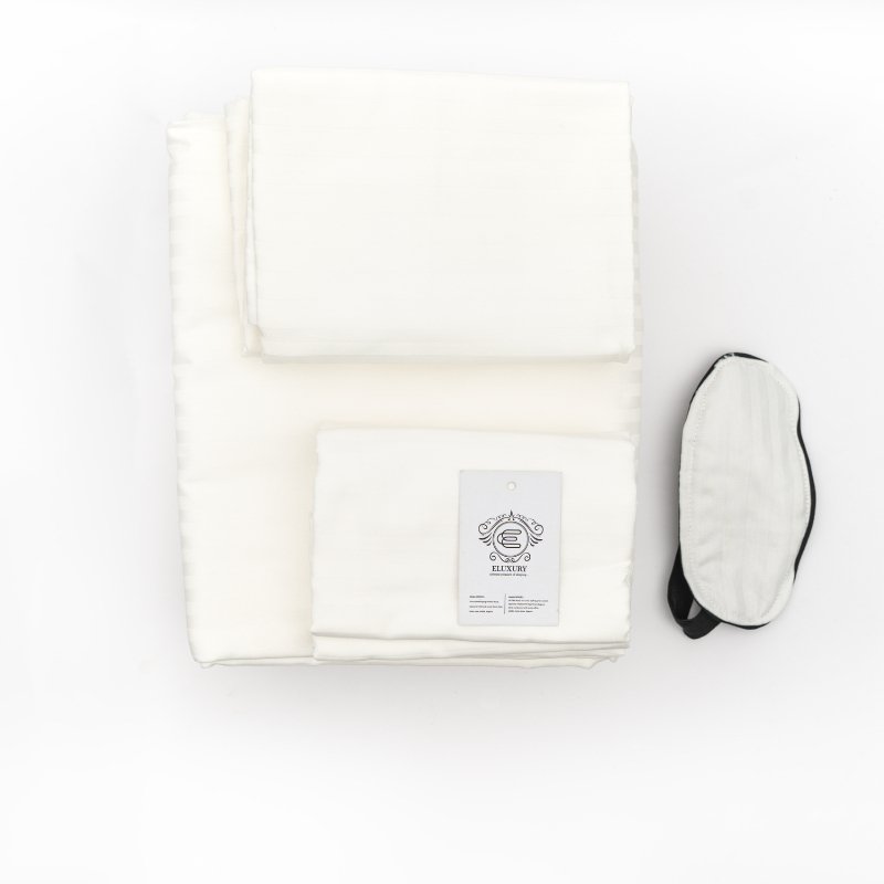 Plain White Single Bedding Set