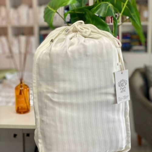 Stripe White Duvet Cover Set