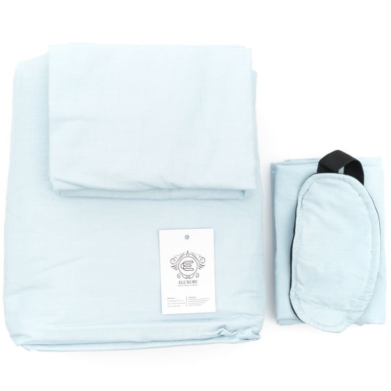 Light Blue Single Bedding Set