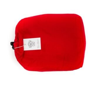 Red Plain Single Bedding Set